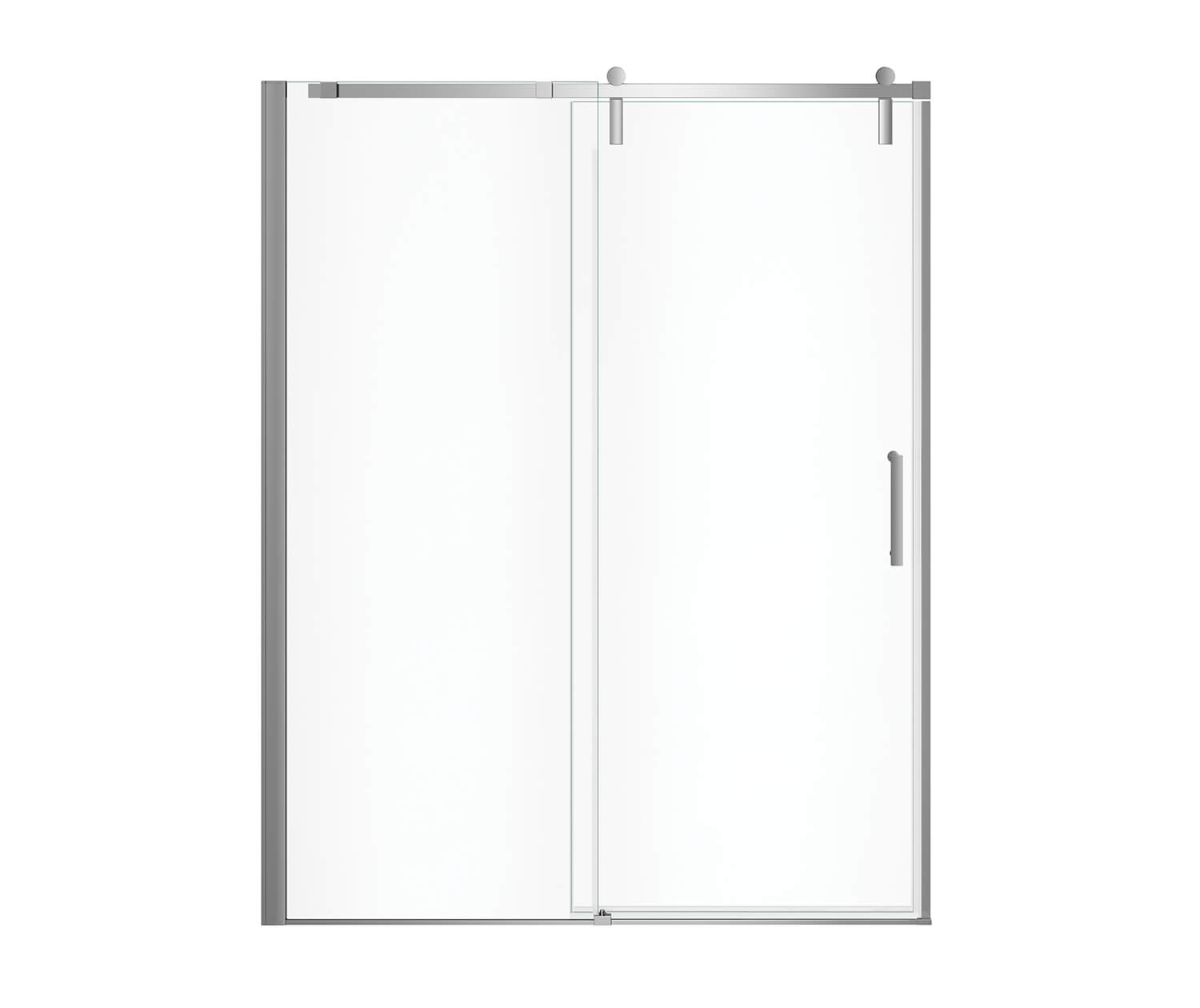 Outback 55 ¼ - 58 ½ x 70 ½ in. 8mm Sliding Shower Door for Alcove 