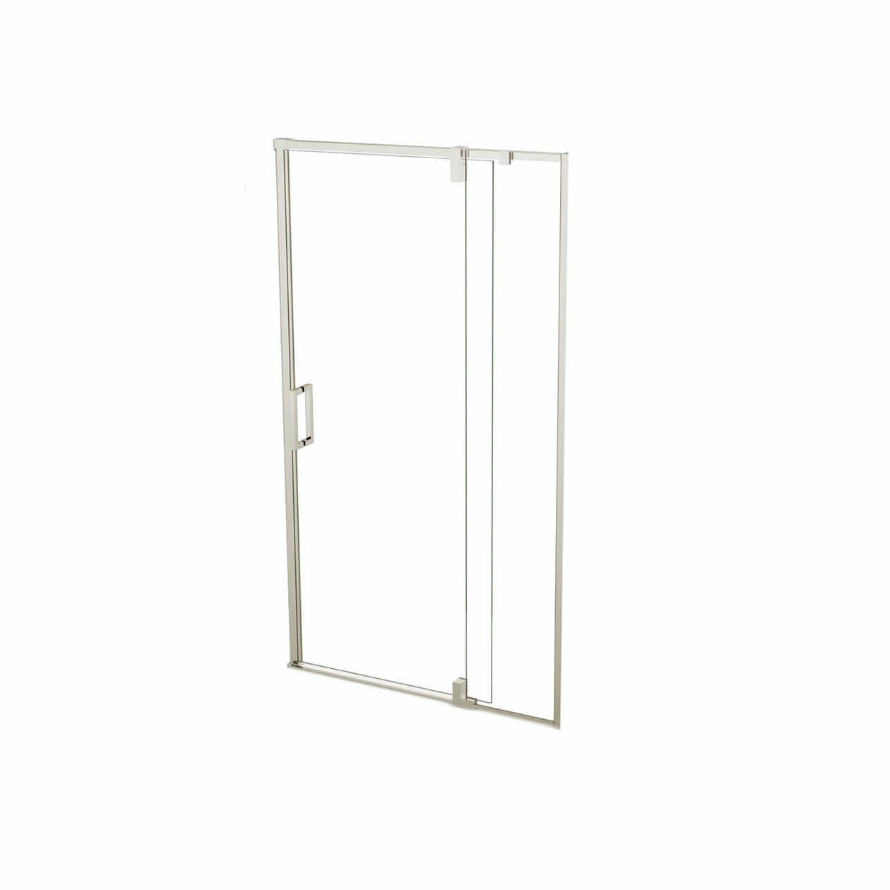 ModulR 48 x 78 in. 8 mm Pivot Shower Door for Alcove Installation with  Clear glass in Brushed Nickel | Shower Door, Maax en