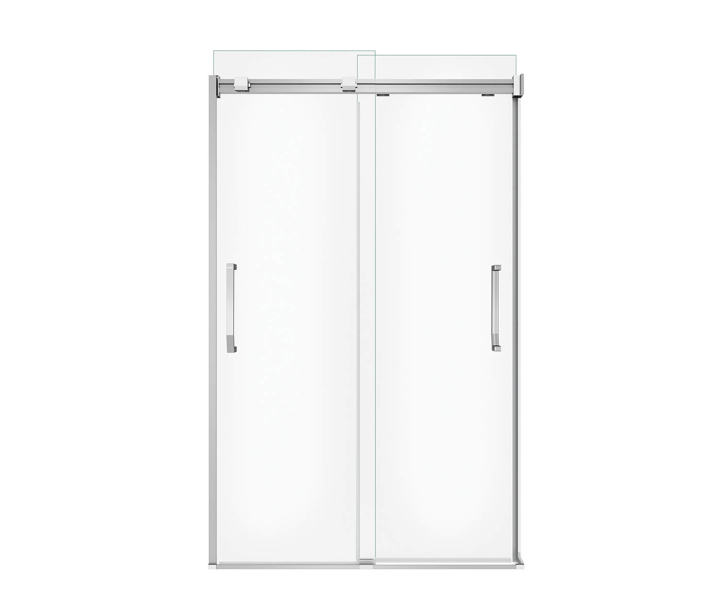 Inverto 43-47 x 70 ½-74 in. 8mm Bypass Shower Door for Alcove 