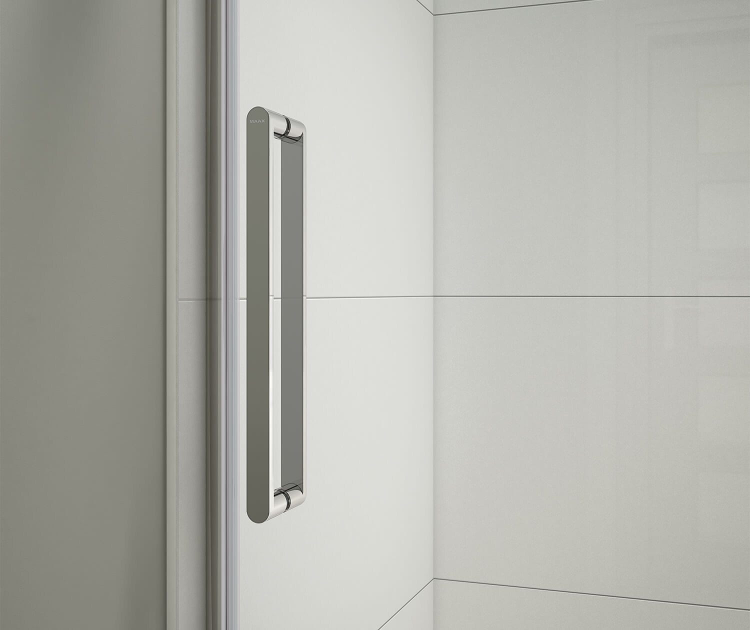 Halo Pro 44 ½-47 x 78 ¾ in. 8mm Sliding Shower Door for Alcove Installation  with Clear glass in Chrome | Shower Door
