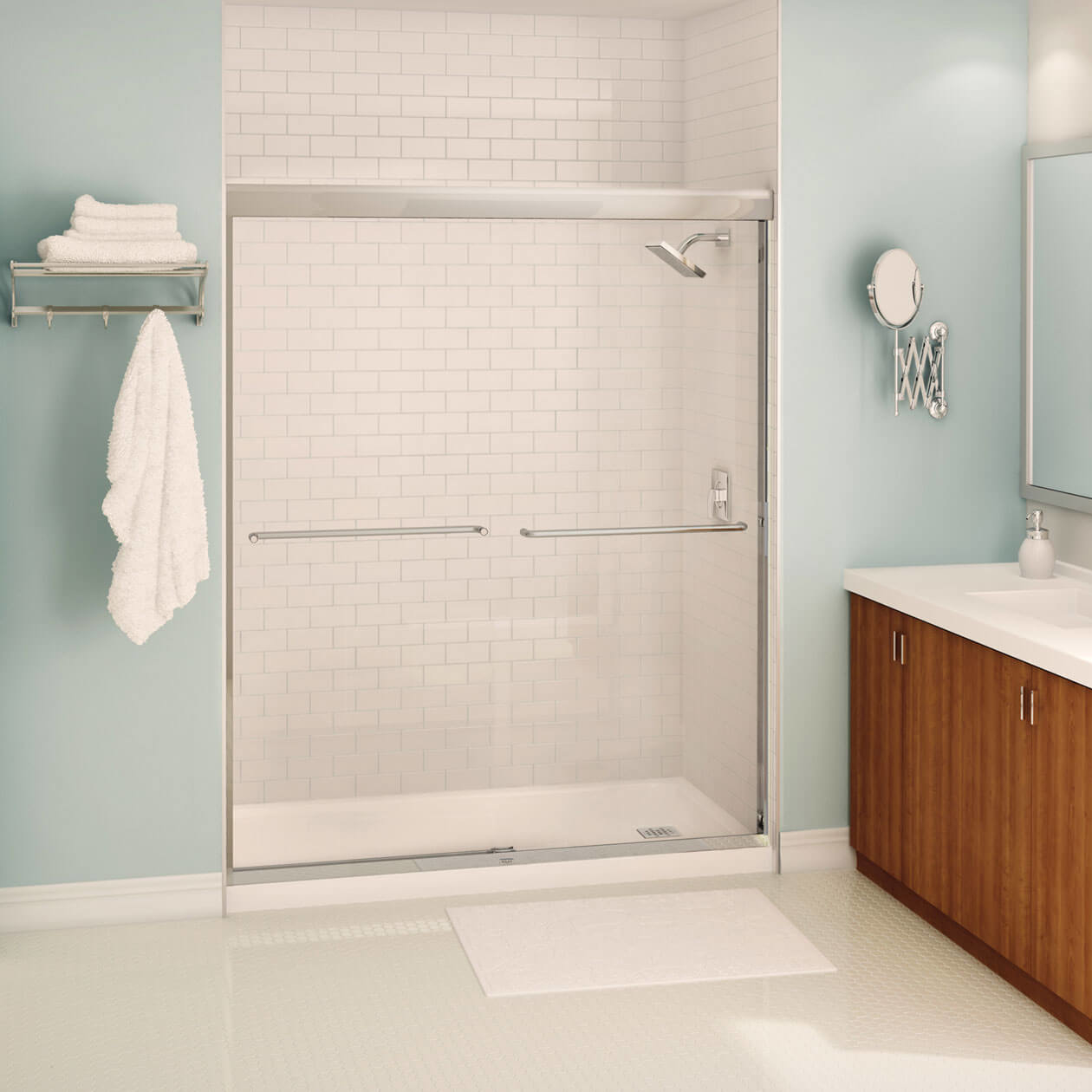 人気のクリスマスアイテムがいっぱい！ Tonik Alcove for Door Shower Bypass mm 6 in. 71 x 55-59 SC 制汗・デオドラント