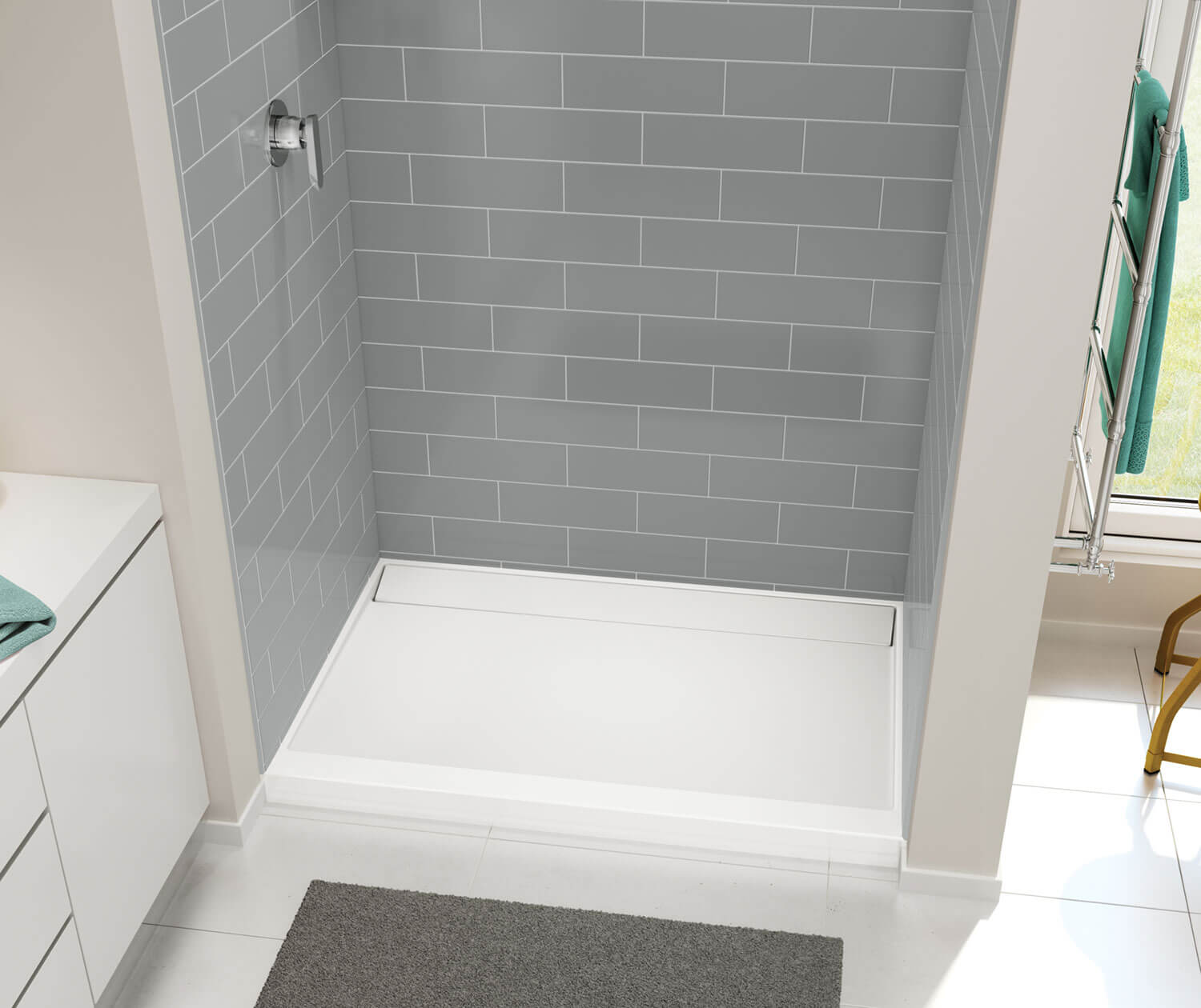 Couvercle de drain de douche, design Mon Fleur, remplacement pour Square  Oatey -  France