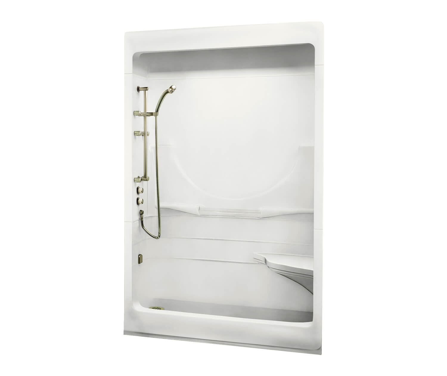 Cabina de ducha de PVC - SOPRANO I - MAAX bathroom - con puerta