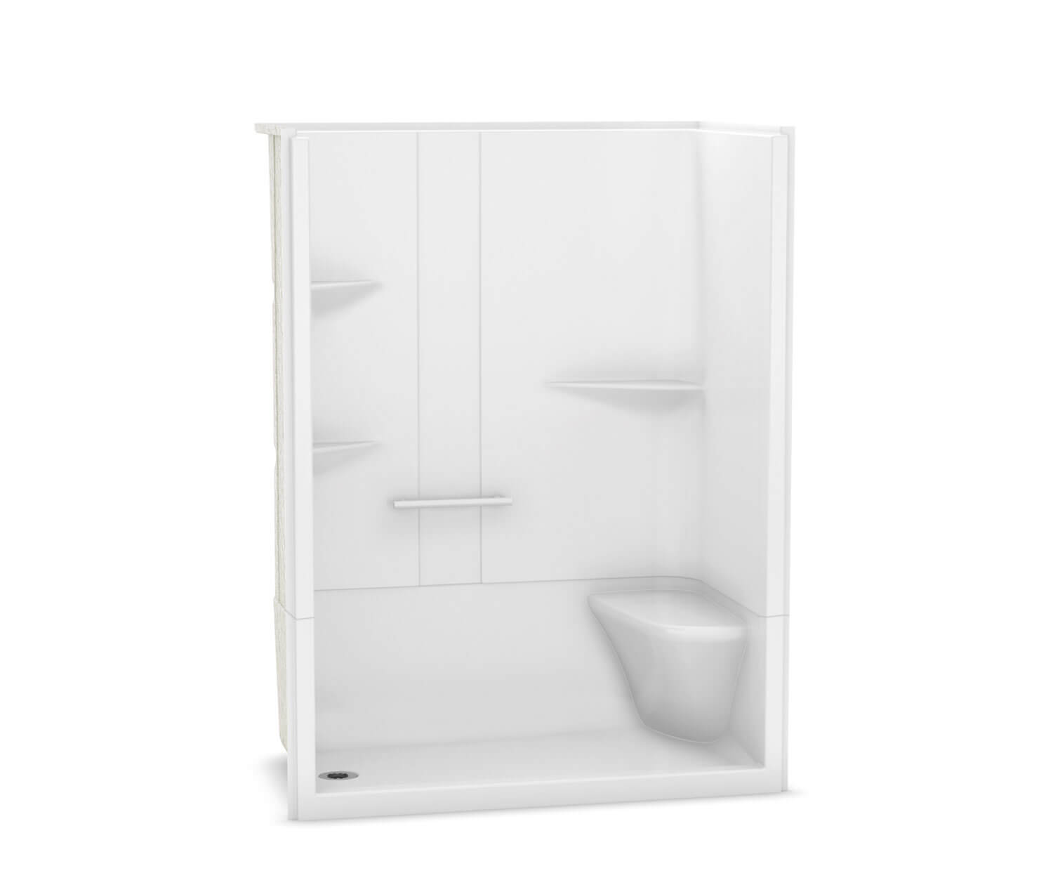 Cabina de ducha de PVC - SOPRANO I - MAAX bathroom - con puerta