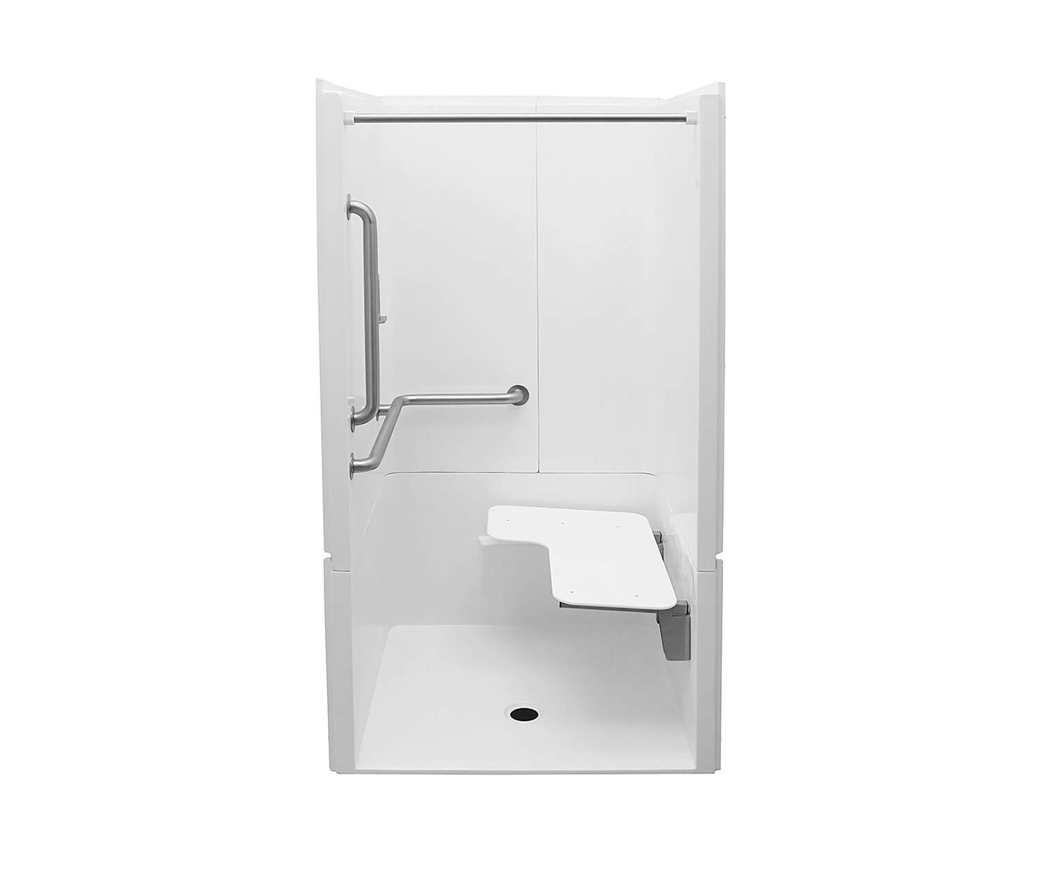 MX QSI-3637-BF 0.625 in. RRF AcrylX Alcove Three-Piece Shower in