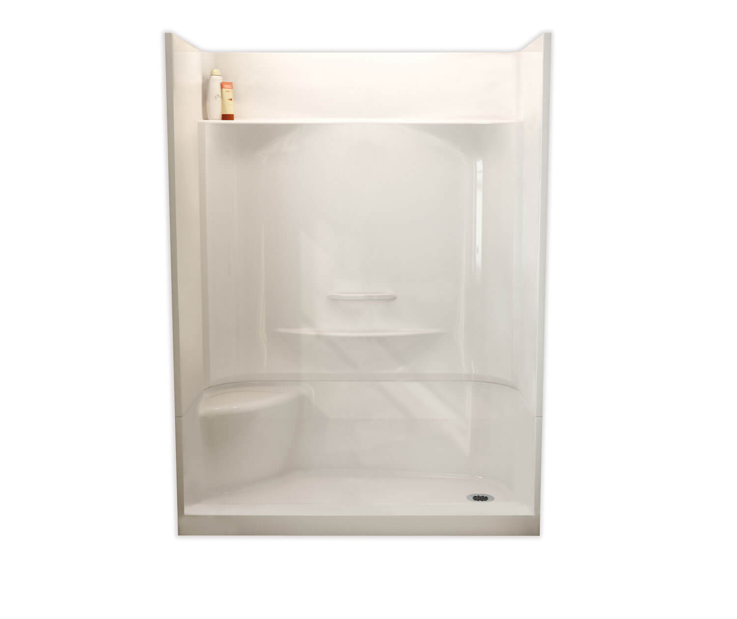 Essence SH-6030 AcrylX Alcove Left-Hand Drain Four-Piece Shower in 