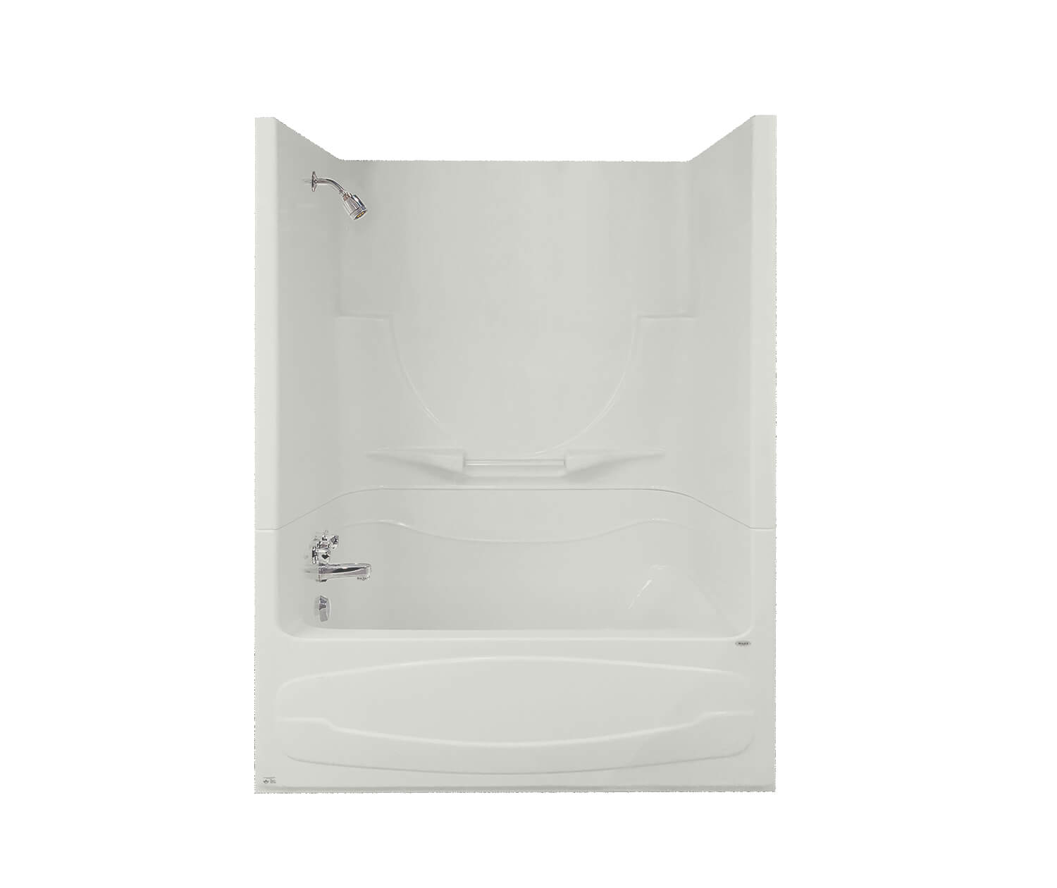 Figaro II AFR Acrylic Alcove Left-Hand Drain One-Piece Tub Shower 