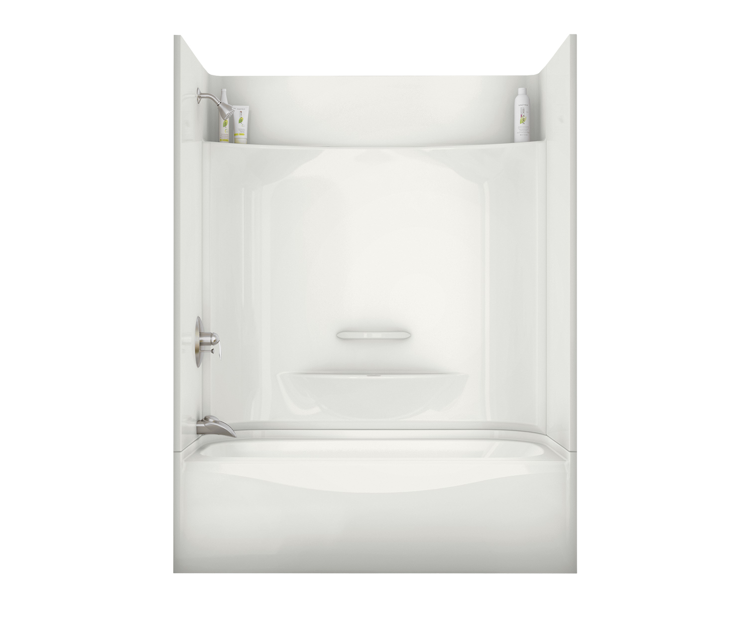 KDTS 3060 AFR AcrylX Alcove Left-Hand Drain Four-Piece Tub Shower 