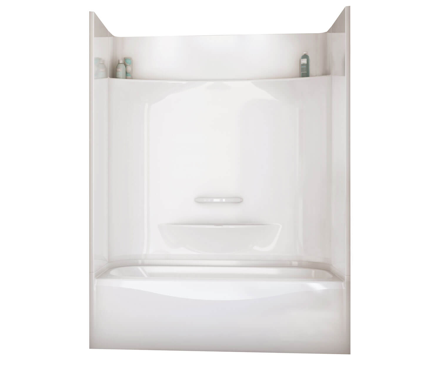 Essence TS-6032 AcrylX Alcove Left-Hand Drain Four-Piece Tub 