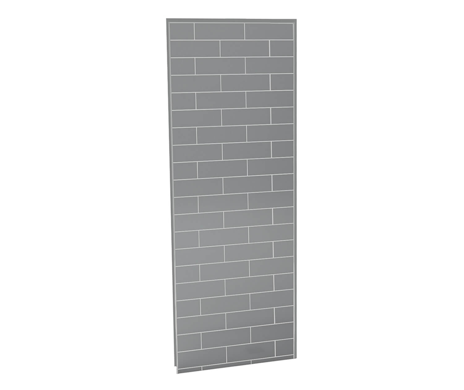 Utile 32 in. Composite Direct-to-Stud Side Wall in Metro Ash Grey 