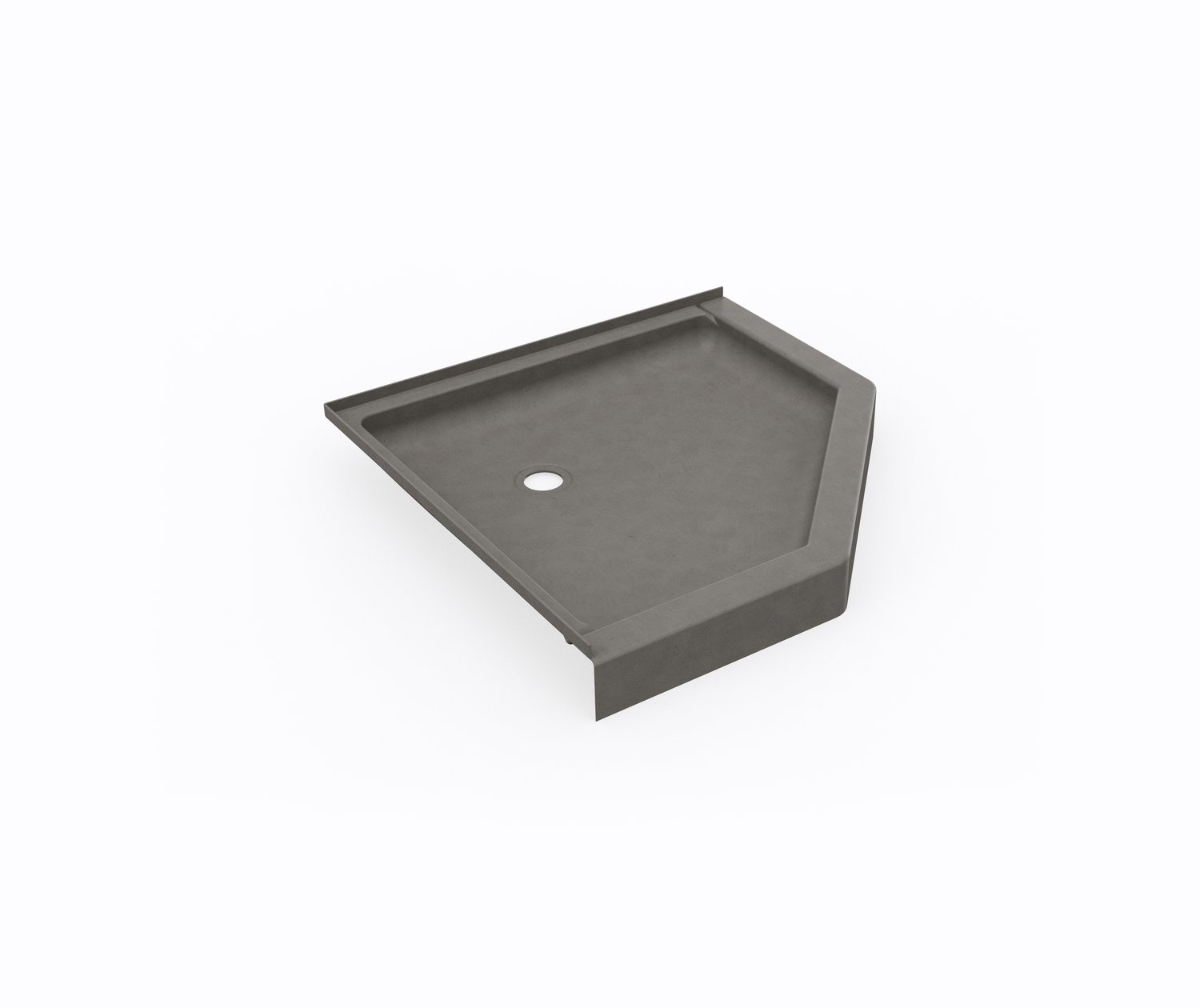 SS38NEO 38 x 38 Swanstone® Corner Shower Pan with Center Drain