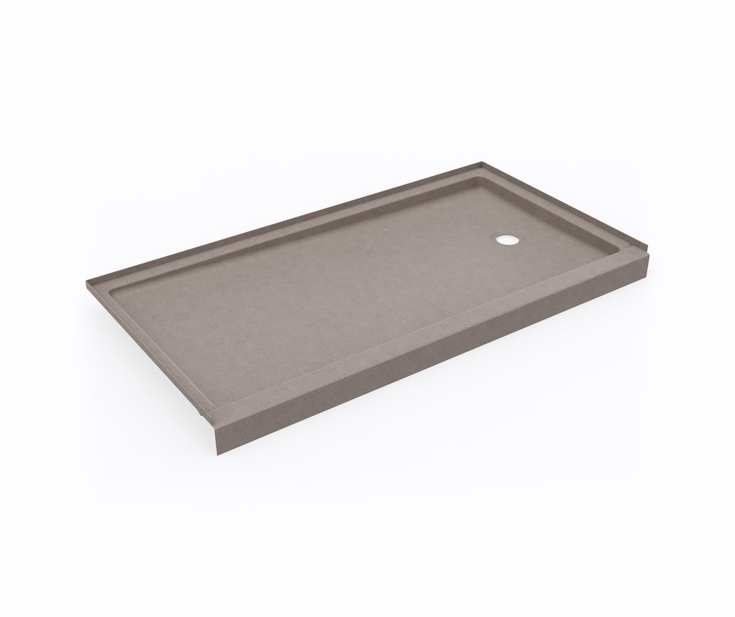 SR3260LM/RM 32 x 60 Swanstone® Alcove Shower Pan with Right Hand Drain