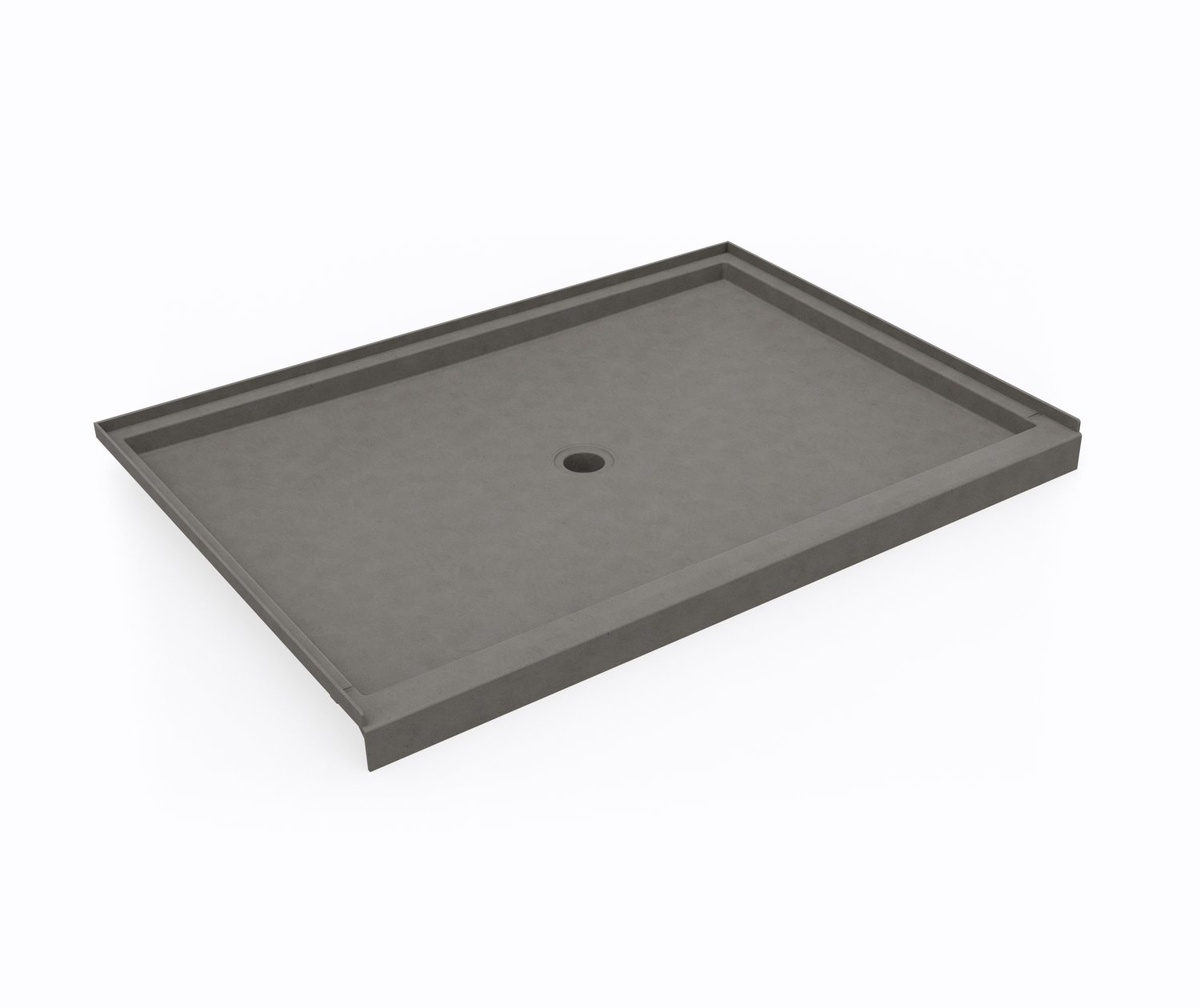 SS4260 42 x 60 Swanstone® Alcove Shower Pan with Center Drain