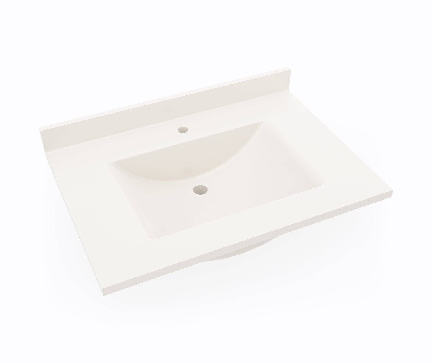 CV1B2231 Contour 22 x 31 Single Bowl Vanity Top in Bisque Vanity Top