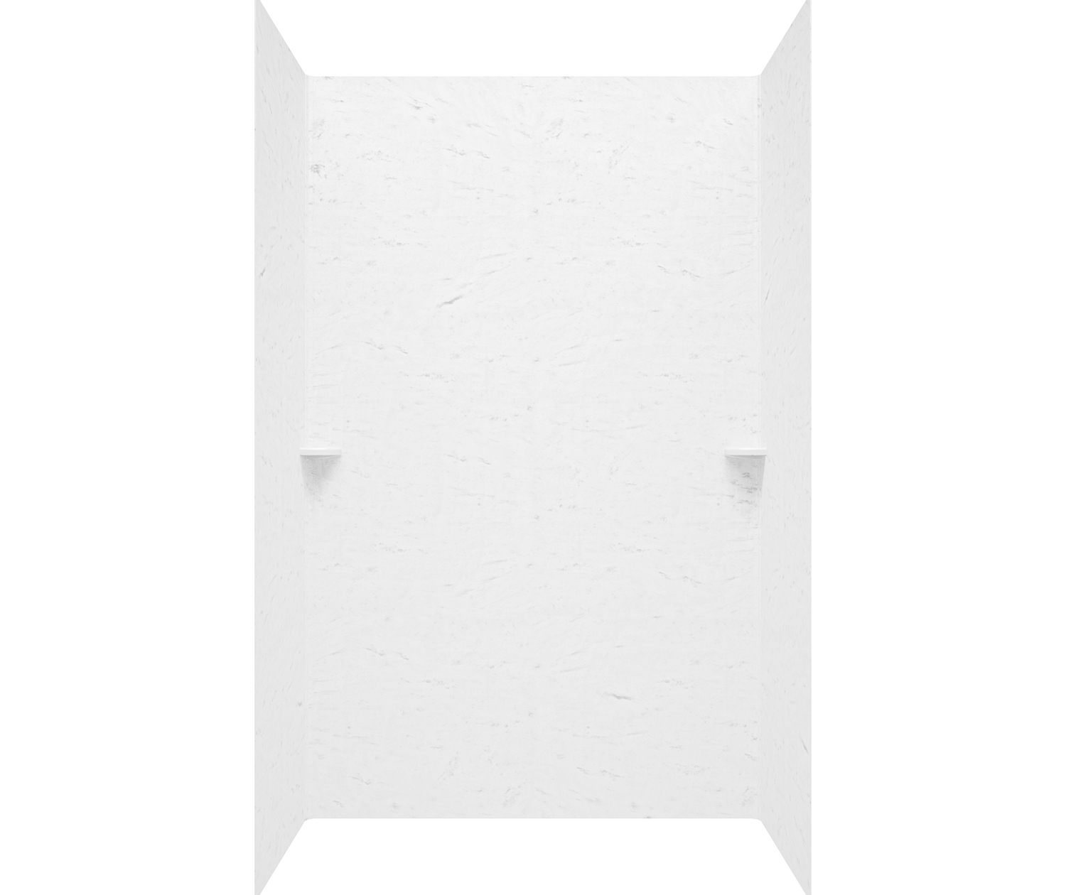 SK363696 36 x 36 x 96 Swanstone® Smooth Glue up Shower Wall Kit in