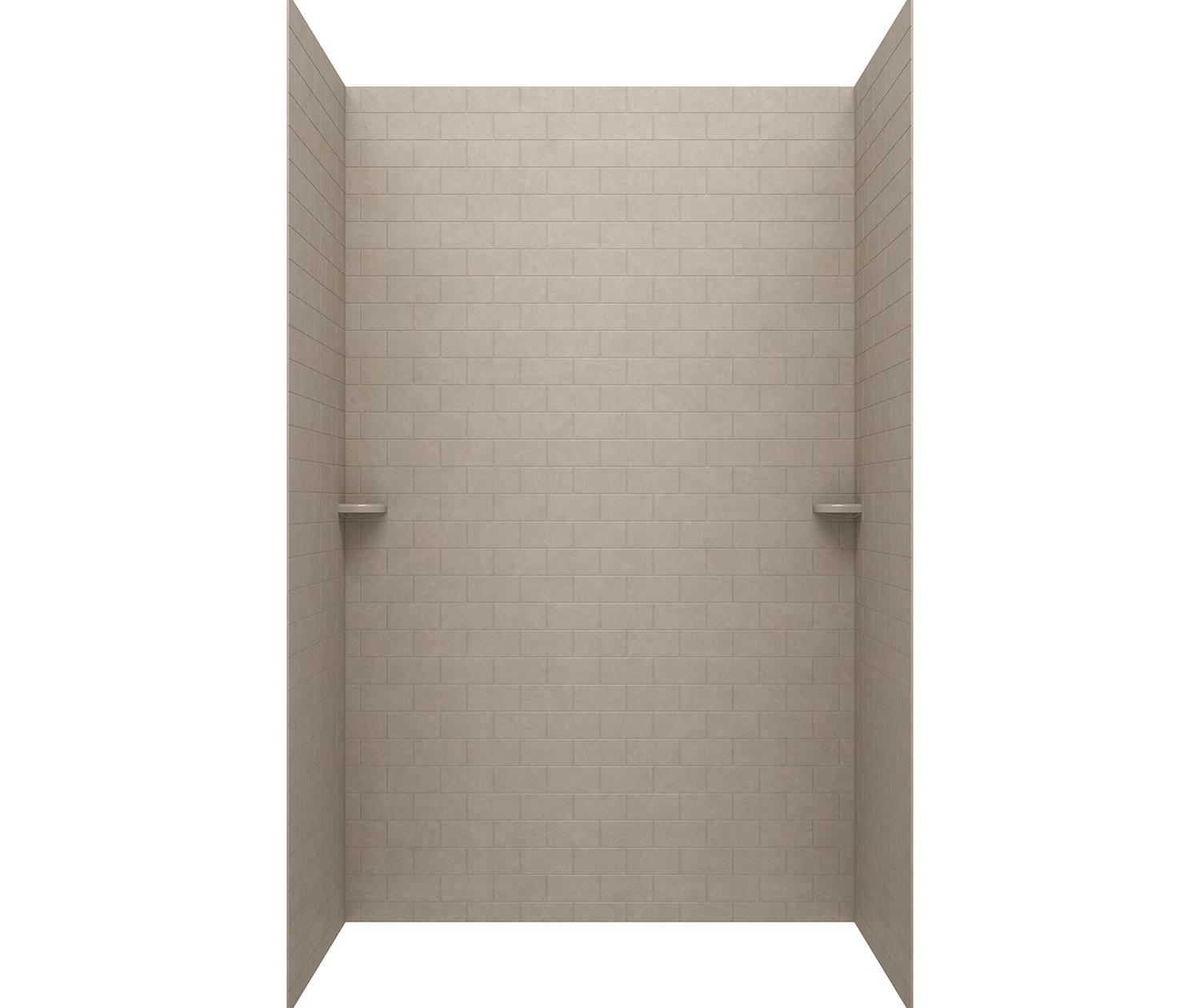 STMK963662 36 x 62 x 96 Swanstone® Classic Subway Tile Glue up Shower
