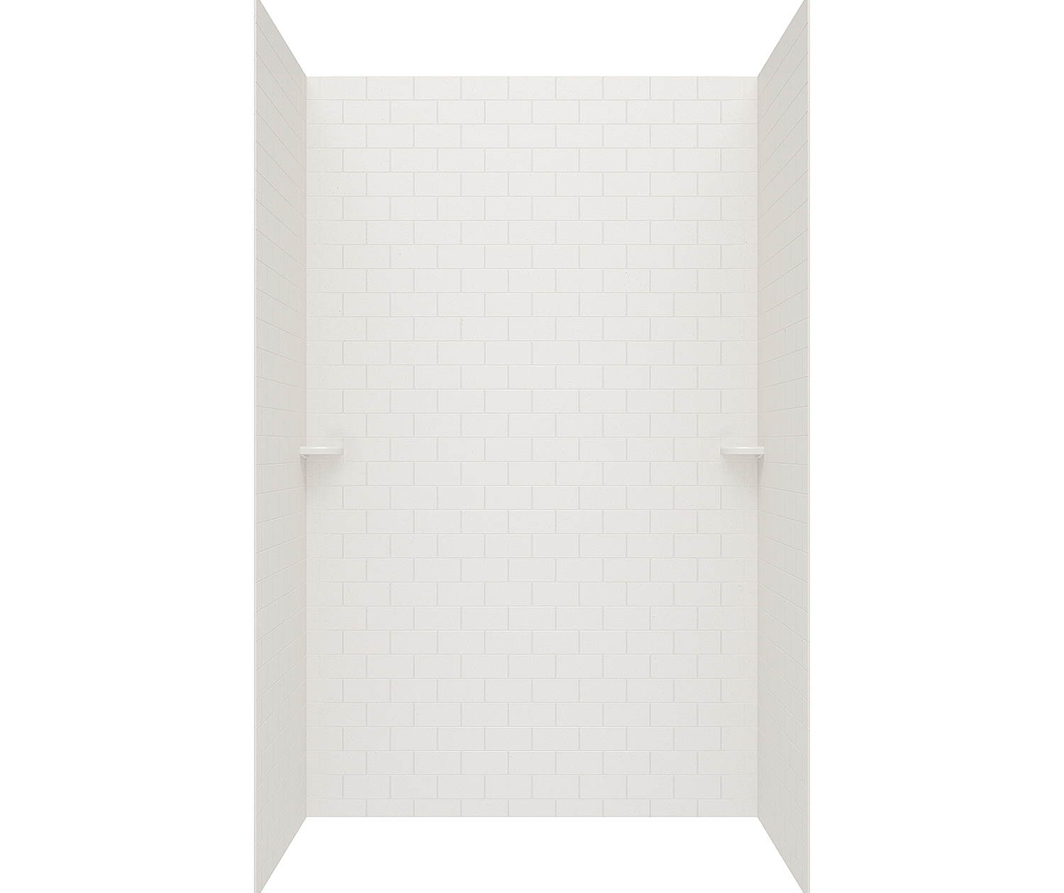 STMK963662 36 x 62 x 96 Swanstone® Classic Subway Tile Glue up Shower