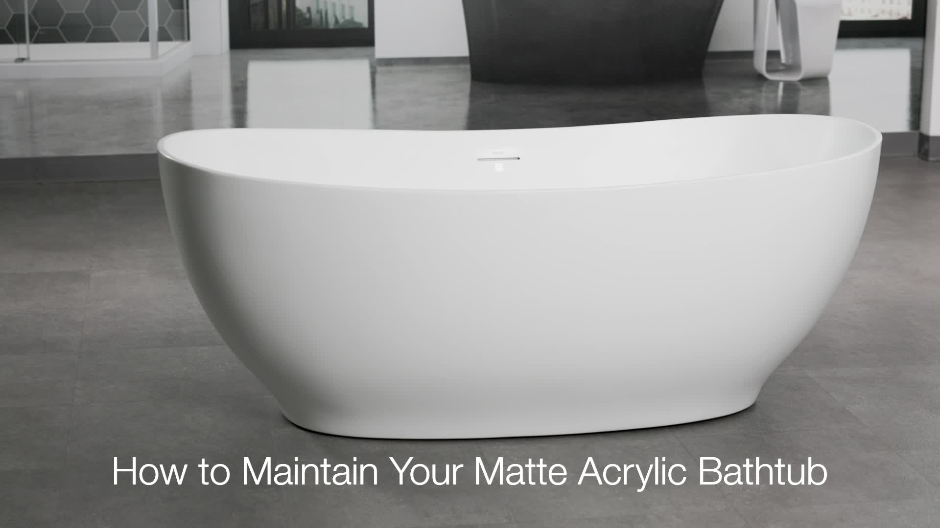 Effortless Care for Your Matte White Freestanding Bathtub