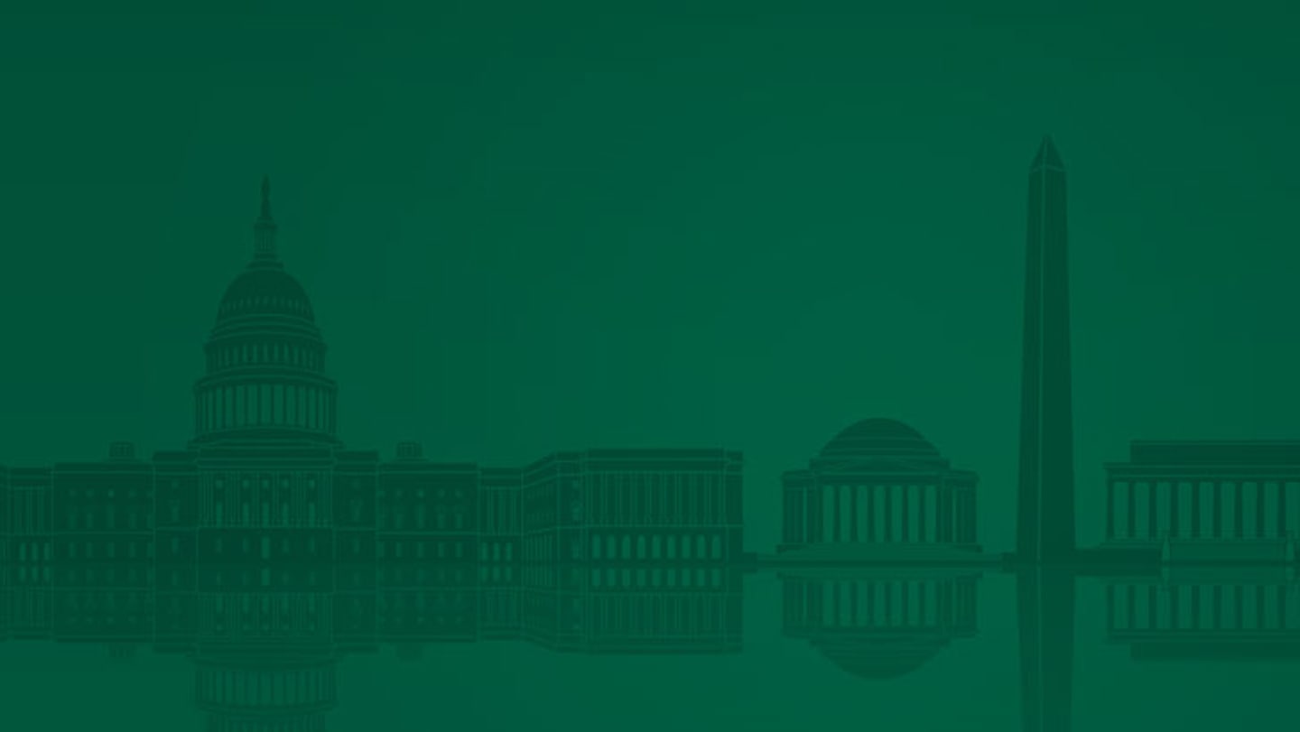 Illustrations of buildings and monuments in Washington, D.C.