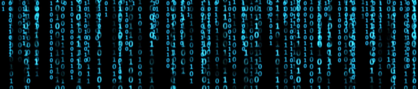 Picture showing computer coding with one's and zero's
