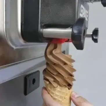 Máquina para hacer helado de chorro