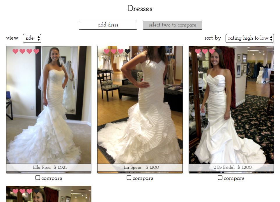 dresses page