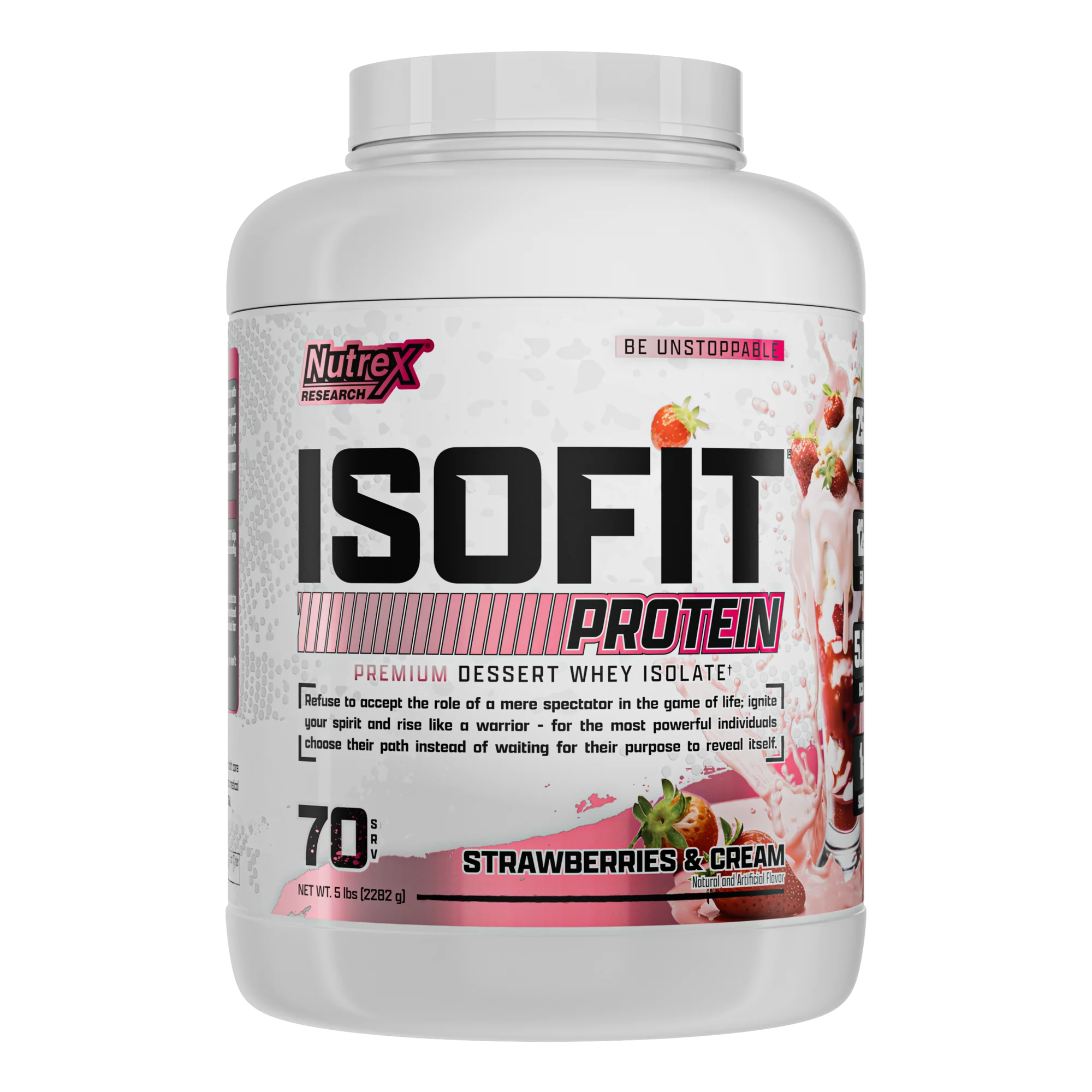 Proteina Isofit — Strawberry & cream