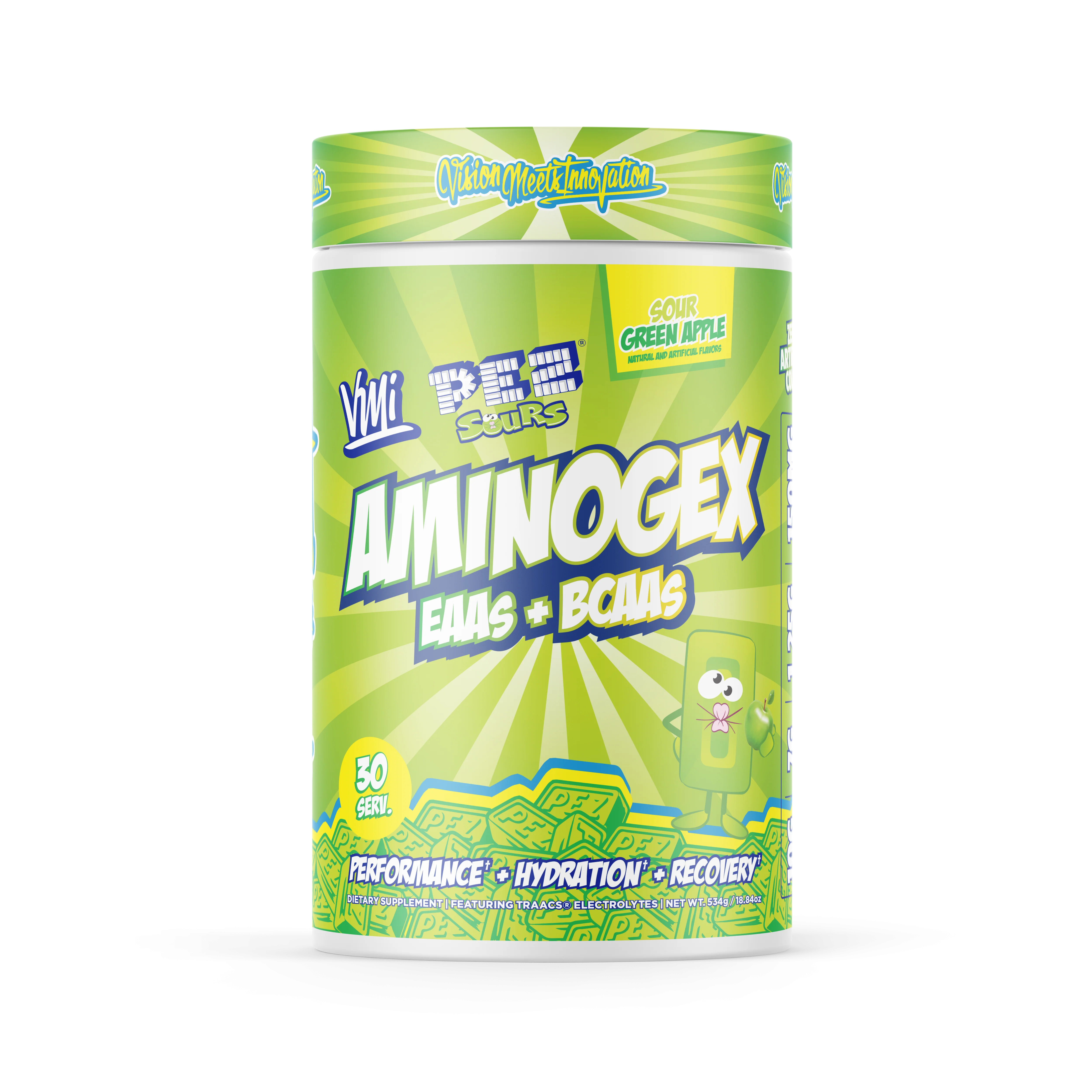 Aminogex EAAs / BCAAs + Hydration — Green Apple