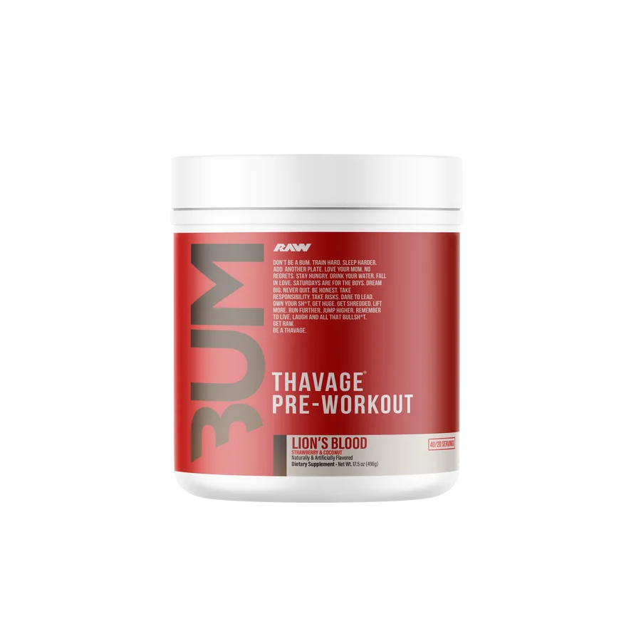 Thavage Pre-Workout — Lion's Blood