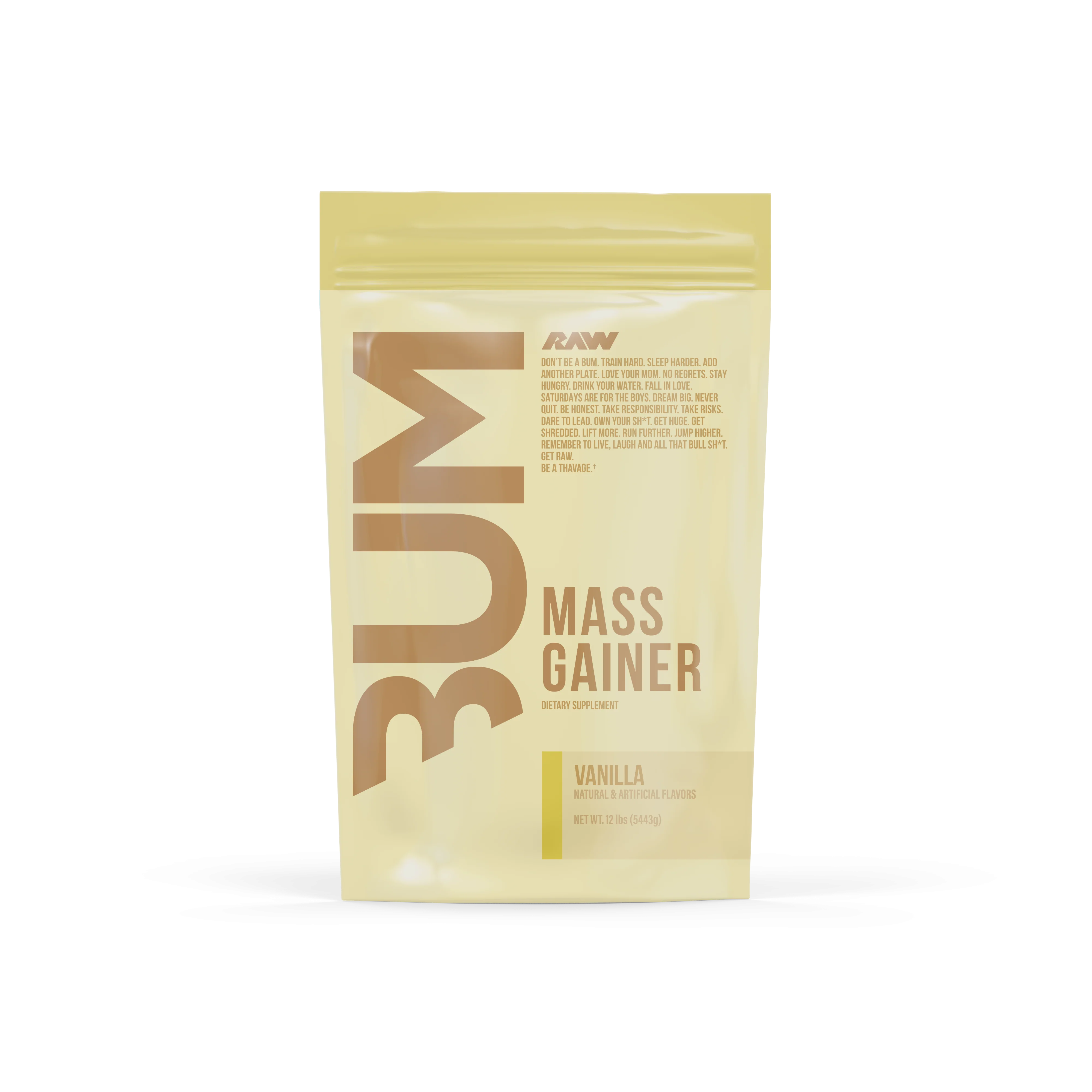Raw Cbum Mass Gainer — Vainilla