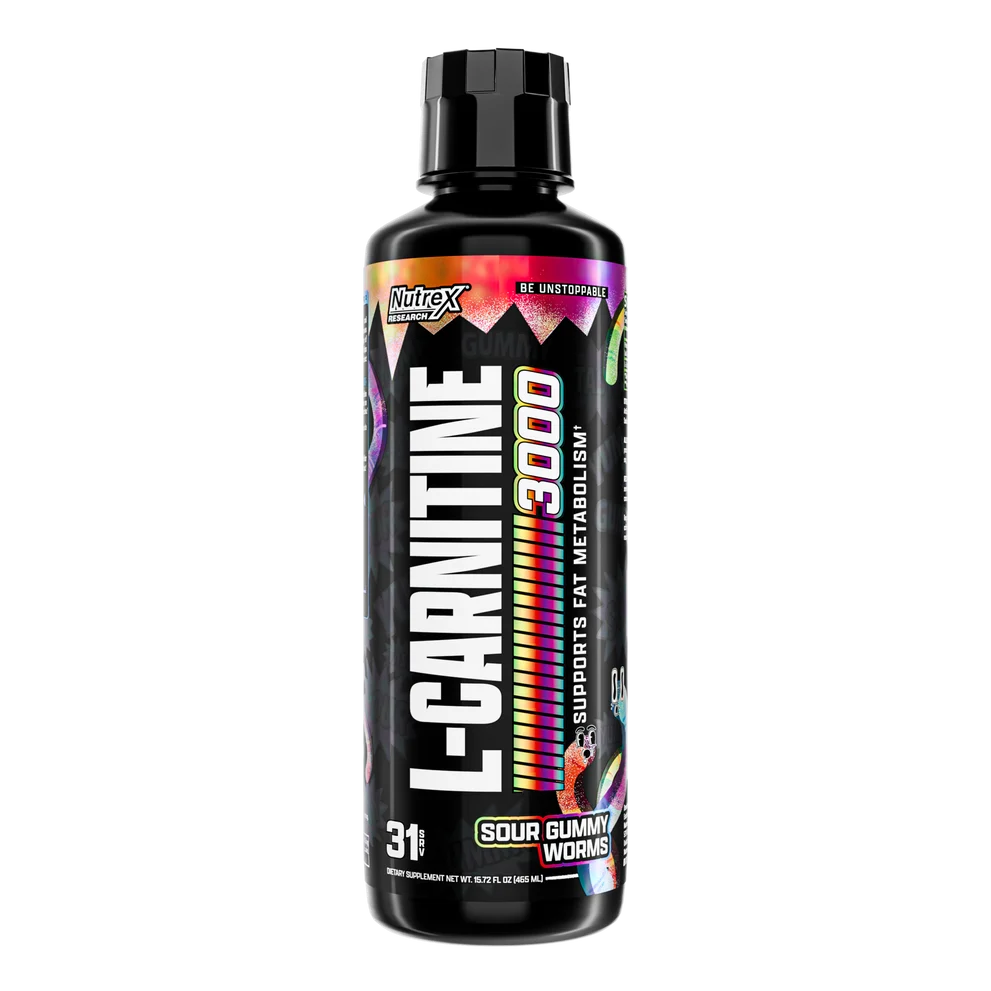Liquid Carnitine 3000 — Sour Gummy Worms