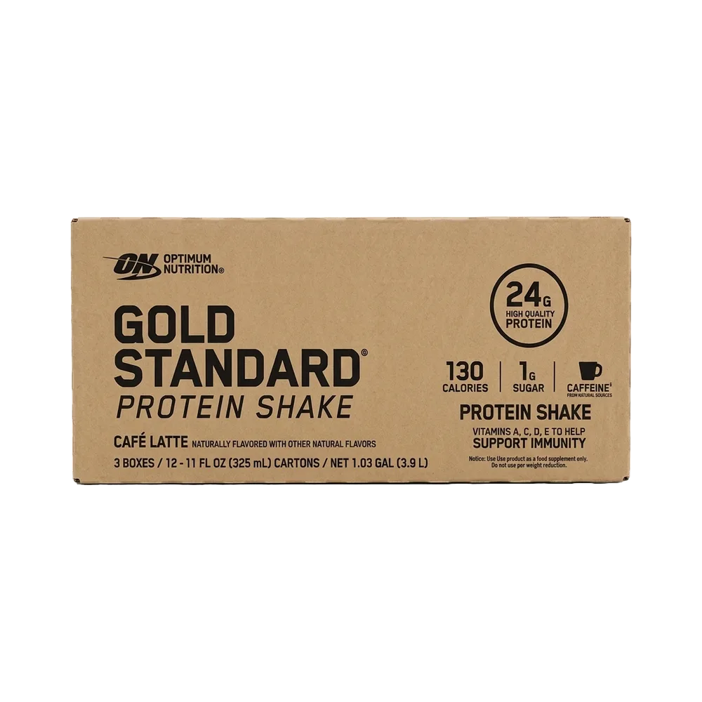 Gold Standard RTD Protein Shake — Cafe Latte