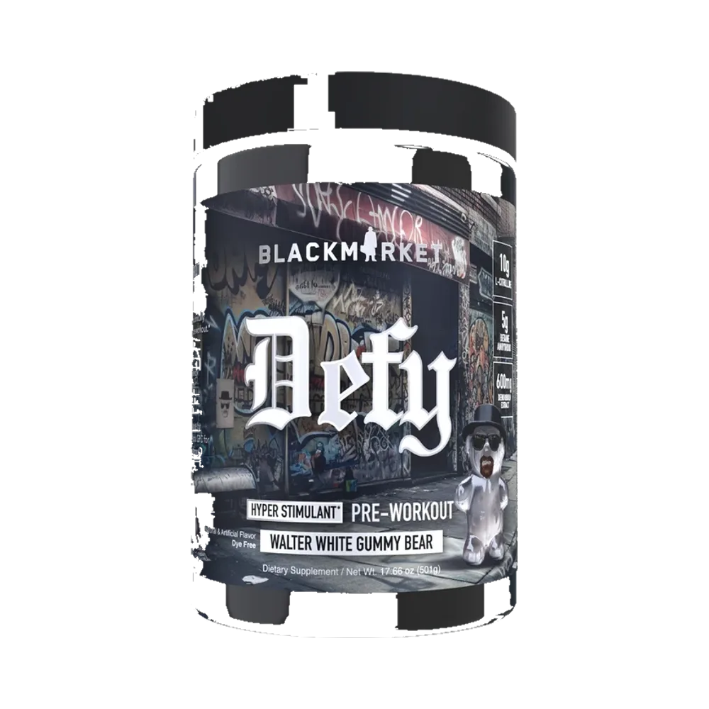 DEFY Hyper-Stimulant Pre-workout — Walter White Gummy Bear