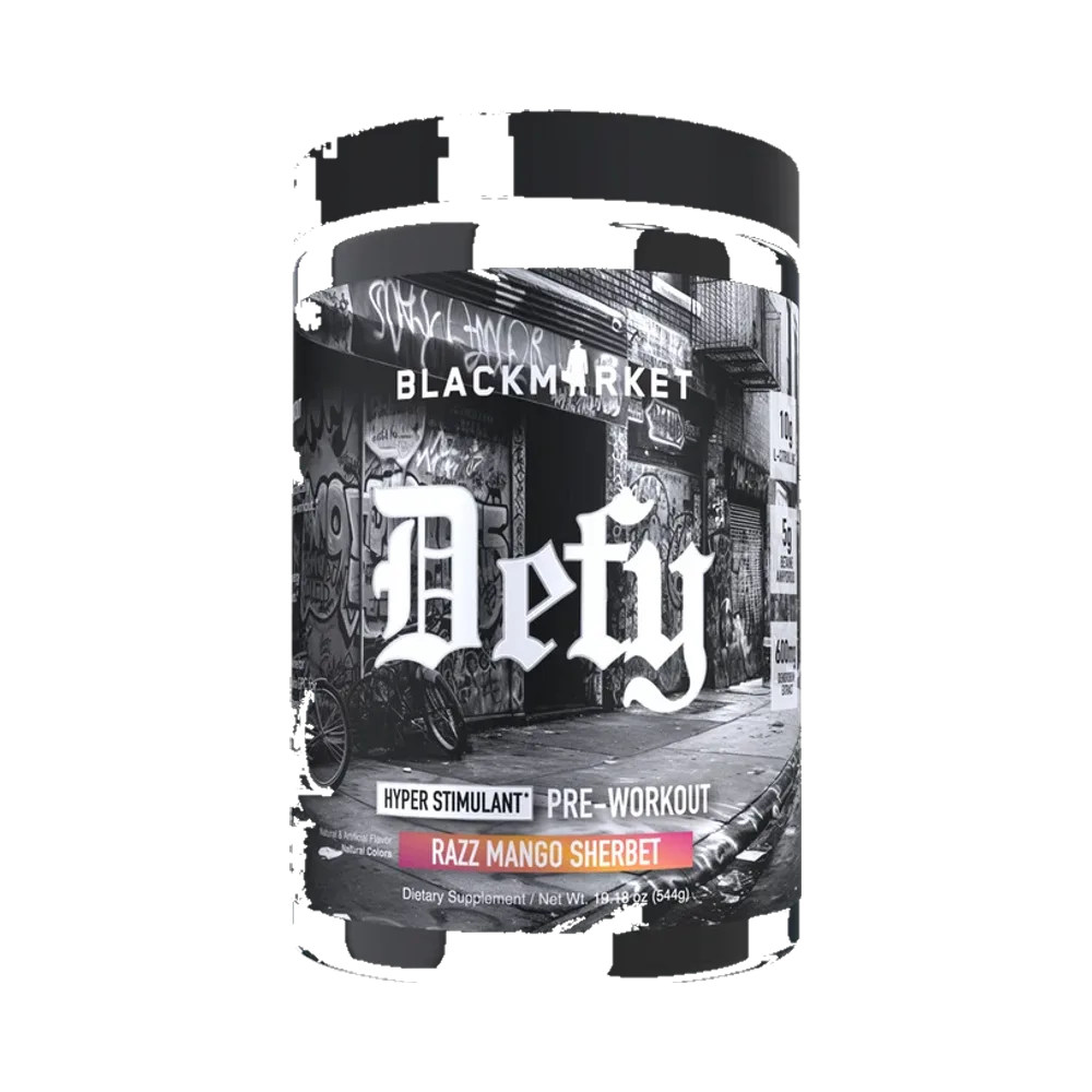 DEFY Hyper-Stimulant Pre-workout — Razz Mango Sherbet