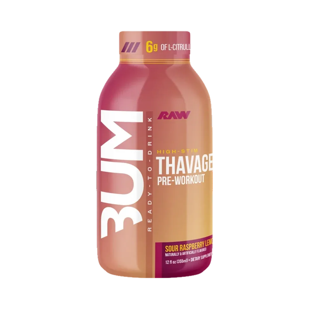 Thavage RTD — Sour raspberry lemonade