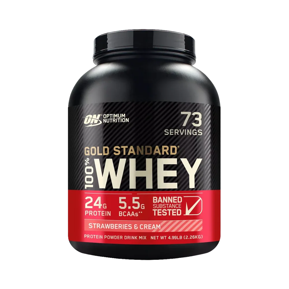 Gold Standard Whey — Strawberry & cream