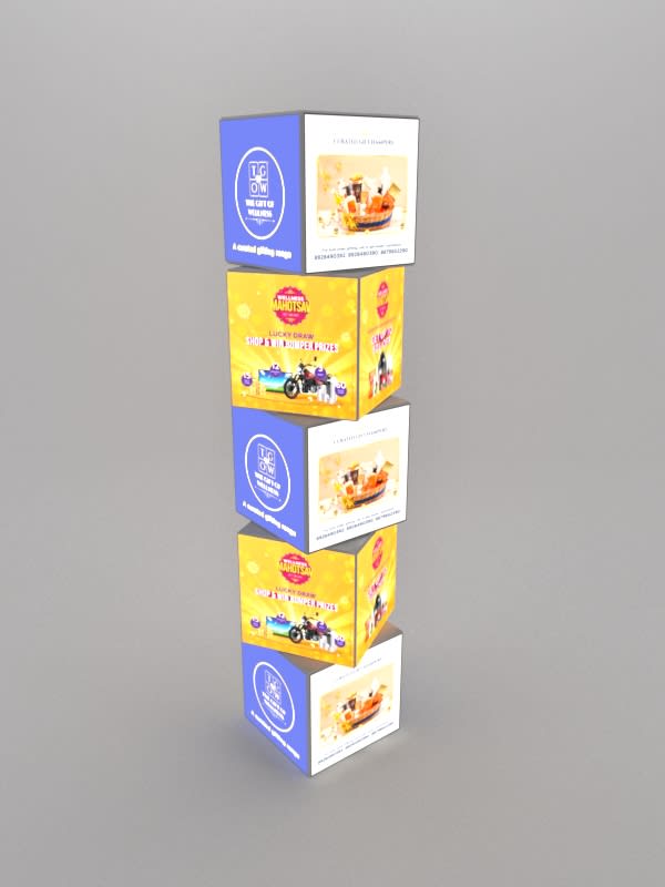 Magic box display - Penta (LED Backlit) | Magic Cubes | Promotional ...