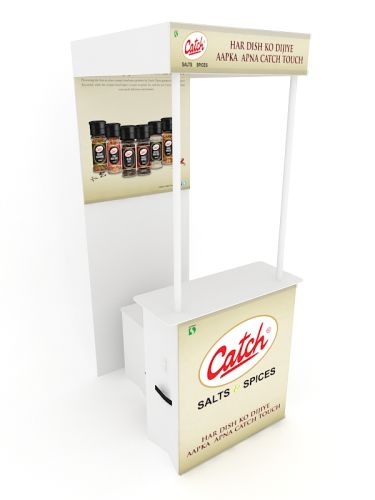 Amitoje Desk (with roof) Promotional gondola plastic (Acrylic) gondola Stand