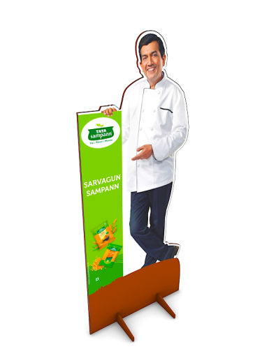 Cutout Standee MDF Promotional shelves Flat Pack Modular Pop shelves That Cut Down Cost By 50