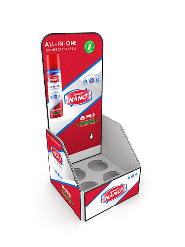 foldie counter top cum Hanger Eco Friendly gondolas Product gondola Stands Eco Friendly gondolas