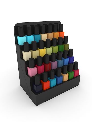 Step Up counter top Product gondola Stands plastic (Acrylic) gondola Stand