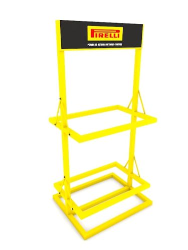 Double Decker free standing unit Specialized gondolas plastic (Acrylic) gondola Stand