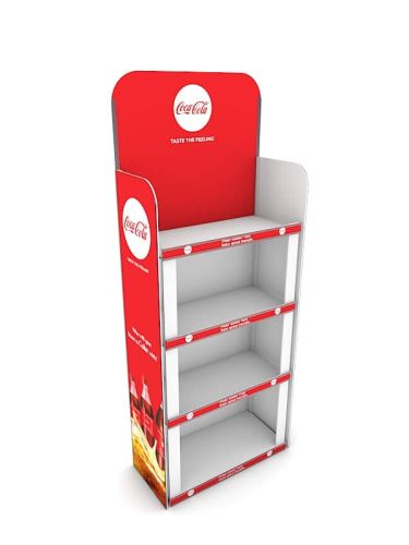 CRAZYlite fsu Product shelves Stands Flat Pack Modular Pop shelves That Cut Down Cost By 50