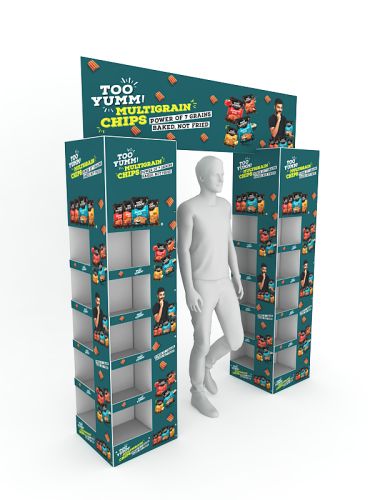 foldie Arch Gate Eco Friendly racks Product gondola Stands Eco Friendly gondolas