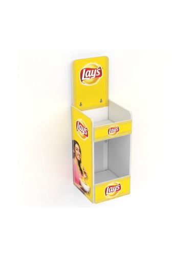 foldie Parasite Product shelves Stands Flat Pack Modular Pop shelves That Cut Down Cost By 50