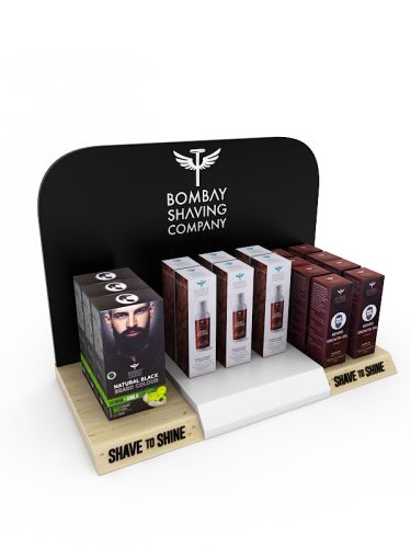 Level Up Premium counter top Product gondola Stands plastic (Acrylic) gondola Stand