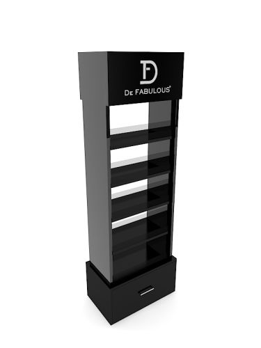 Fabulous free standing unit premium plastic (Acrylic) rack Stand High End gondolas plastic (Acrylic) gondola Stand