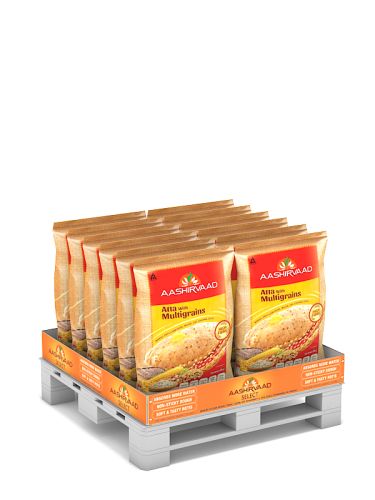 Pallet printed skin Retail Shelf printed skin Flat Pack Modular Pop shelves That Cut Down Cost By 50