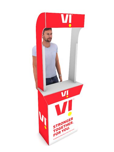 Promo Window Flat Pack Modular Pop rack That Cut Down Cost By 50 Promotional shelves Flat Pack Modular Pop shelves That Cut Down Cost By 50