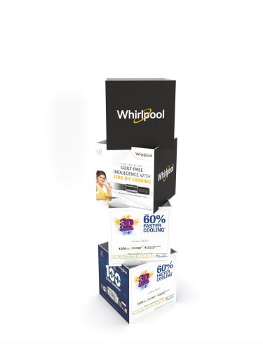 CubeFit Promotional shelves Flat Pack Modular Pop shelves That Cut Down Cost By 50